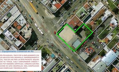 ALQUILER TERRENO 1330 M2 SAN MARTIN ESQ COMERCIAL