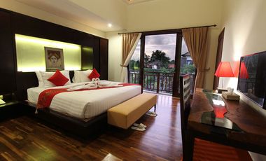 Villa di canggu,kawasan villa,view sawah, sunset,lokasi strategis