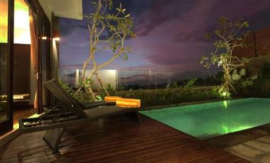 Villa di canggu,kawasan villa,view sawah, sunset,lokasi strategis