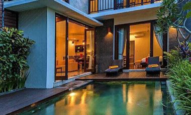 Villa di canggu,kawasan villa,view sawah, sunset,lokasi strategis