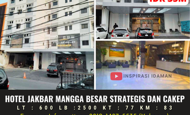Hotel Mangga Besar 77 kamar plus kios jakarta barat