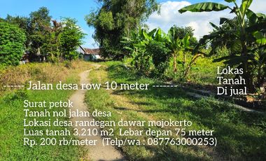 Tanah murah plot perumahan lokasi randegan