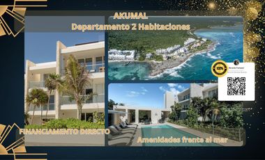 Villa 2 Habitaciones en Venta con acceso a la playa entre Tulum y Playa del Carmen