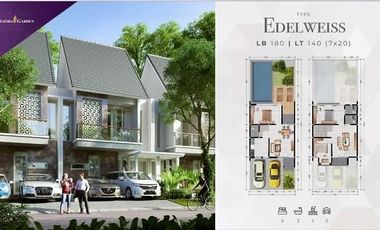 Edelweis with Private Pool Safira Garden