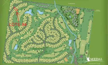 Terreno en venta - 1.233Mts2 - Medal Country Club, Pilar