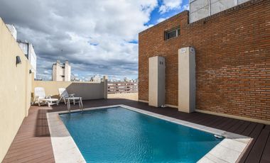 venta departamento semipiso un dormitorio al frente , amenities