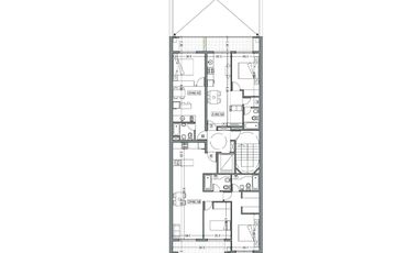 Departamento dos dormitorios con patio en venta Centro
