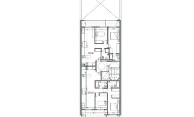Departamento dos dormitorios con patio en venta Centro