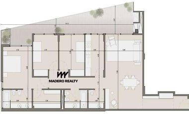 Venta de departamento 4 ambientes en Nordelta