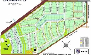 Venta Lotes - Barrio Privado Sausalito - Pilar