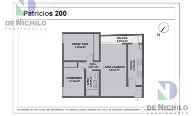 Departamento Imperdible 3 Ambientes Amplio y Luminoso con Cochera en Avellaneda