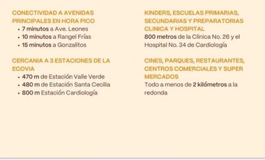 Departamentos en pre-venta Zona Poniente