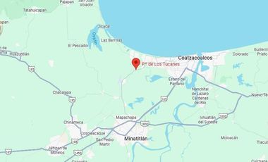 Casa en  Venta a 6 min del Aeropuerto Internacional de Minatitlán,Puente Verde, Veracruz