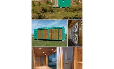 Quincho de 15m² con baño  - Container de 20 pies