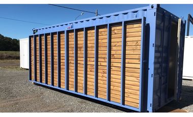 Quincho de 15m² con baño  - Container de 20 pies