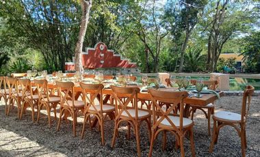 Quinta Estilo Hacienda con Cenote  y Villas a 20 min de Mérida y 25 de Sisal