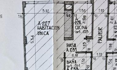 Departamento monoambiente en venta en Wilde Centro