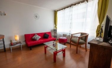 ARRIENDO DEPTO AMOBLADO 1DORM 1BA BELLAVISTA RECOLETA