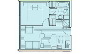 ARRIENDO DEPTO 1D+1B Metro Irarrazabal (ÑUÑOA)