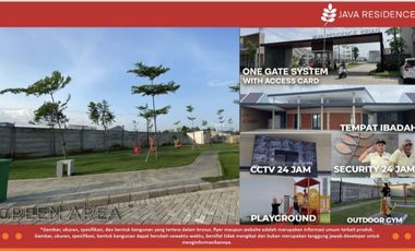 Rumah Dekat Aloha Gedangan Sidoarjo DP 0% Free Biaya Java Residence 5