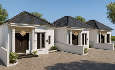 Rumah Classic Minimalis 1 Lantai Dekat RS Indriati, Boyolali.