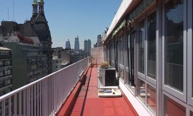 AV BELGRANO Y CHACABUCO 140 m2 en esquina 10° piso c/ terraza perimetral
