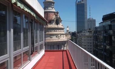 AV BELGRANO Y CHACABUCO 140 m2 en esquina 10° piso c/ terraza perimetral