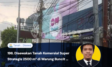 196. Disewakan Tanah Komersial Strategis 2500 m² di Jakarta Selatan