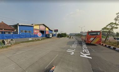 Gudang Dijual Ex Bengkel Karawang Barat Akses Jalan utama Dekat Tol