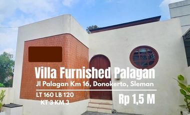 Villa Estetik Full furnished di dekat kawasan wisata Kaliurang