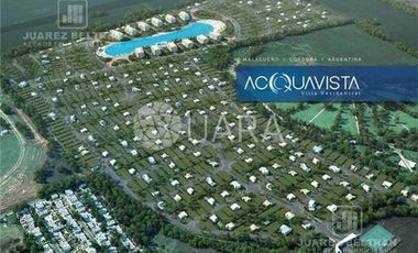 SE VENDE  LOTE EN AQUAVISTA BARRIO RESIDENCIAL