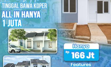 Rumah harga 166 Juta, lokasi dekat dengan Tol Cileunyi, 1 Juta All In