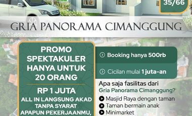 Rumah Subsidi Terlaris di Cimanggung Sumedang, Booking Hanya 500 ribu