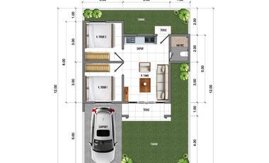 Rumah Modern Dekat RSUD Sleman