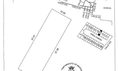 Terreno en venta Mérida Yucatán, Privada Gaviones Cholul