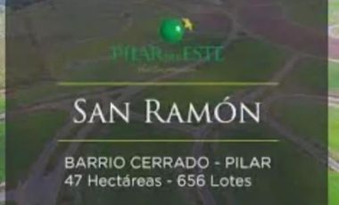 Excelente  lote interno  en Barrio San Ramon, Pilar del Este