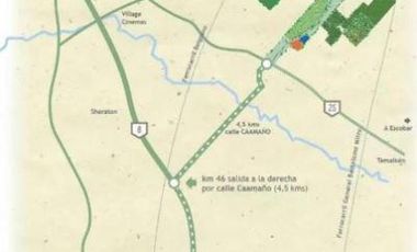 Lote con fondo a espacio verde. Santa Emilia, Pilar del Este