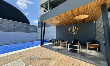 LOFT  AMUEBLADO EN RENTA EN PLENITUD VALLE REAL