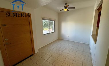 Departamento de dos plantas semi amueblado en Quintas del Sol frente a parque