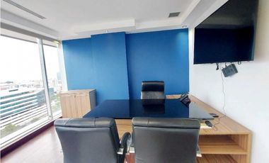 VENTA Y ALQUILER OFICINA AMOBLADA VISTA AL MAR EN SAMUEL LEWIS OBARRIO