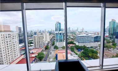 VENTA Y ALQUILER OFICINA AMOBLADA VISTA AL MAR EN SAMUEL LEWIS OBARRIO