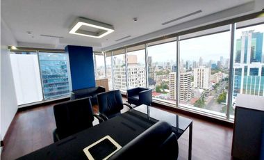 VENTA Y ALQUILER OFICINA AMOBLADA VISTA AL MAR EN SAMUEL LEWIS OBARRIO