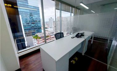 VENTA Y ALQUILER OFICINA AMOBLADA VISTA AL MAR EN SAMUEL LEWIS OBARRIO