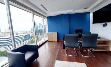 VENTA Y ALQUILER OFICINA AMOBLADA VISTA AL MAR EN SAMUEL LEWIS OBARRIO