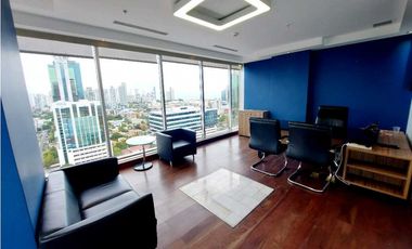 VENTA Y ALQUILER OFICINA AMOBLADA VISTA AL MAR EN SAMUEL LEWIS OBARRIO