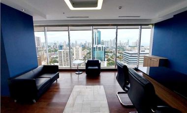 VENTA Y ALQUILER OFICINA AMOBLADA VISTA AL MAR EN SAMUEL LEWIS OBARRIO