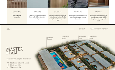 SOL  Villa Premium Nusa Dua Mulai USD 99K – ROI hingga 12,8%, Furnish