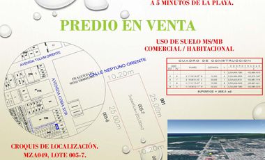 Terreno en  Venta - Tulum Centro - Excelente Ubicación