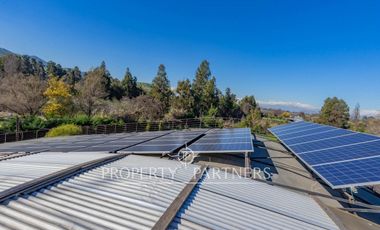 Galpón Sustentable con Techo Verde y Energía Solar a 30 Min de Santiago