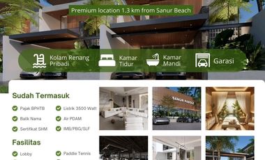 KOMPLEK VILLA PREMIUM with RESORT FACILITIES @SANUR BALI